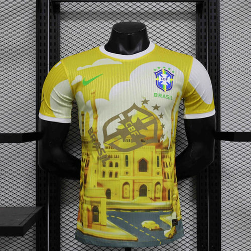 Maillot Brésil concept jaune