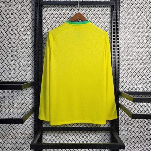 Maillot Brésil Manche longue jaune
