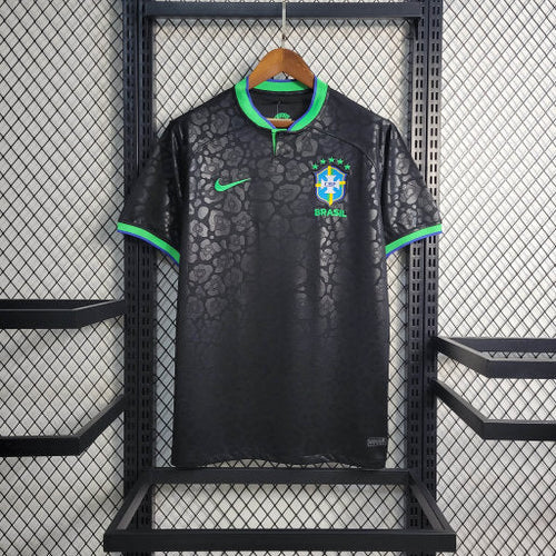 Maillot Brésil léopard noir
